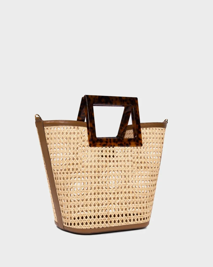 Marina Raphael RIVIERA IN WICKER AND TORTOISESHELL