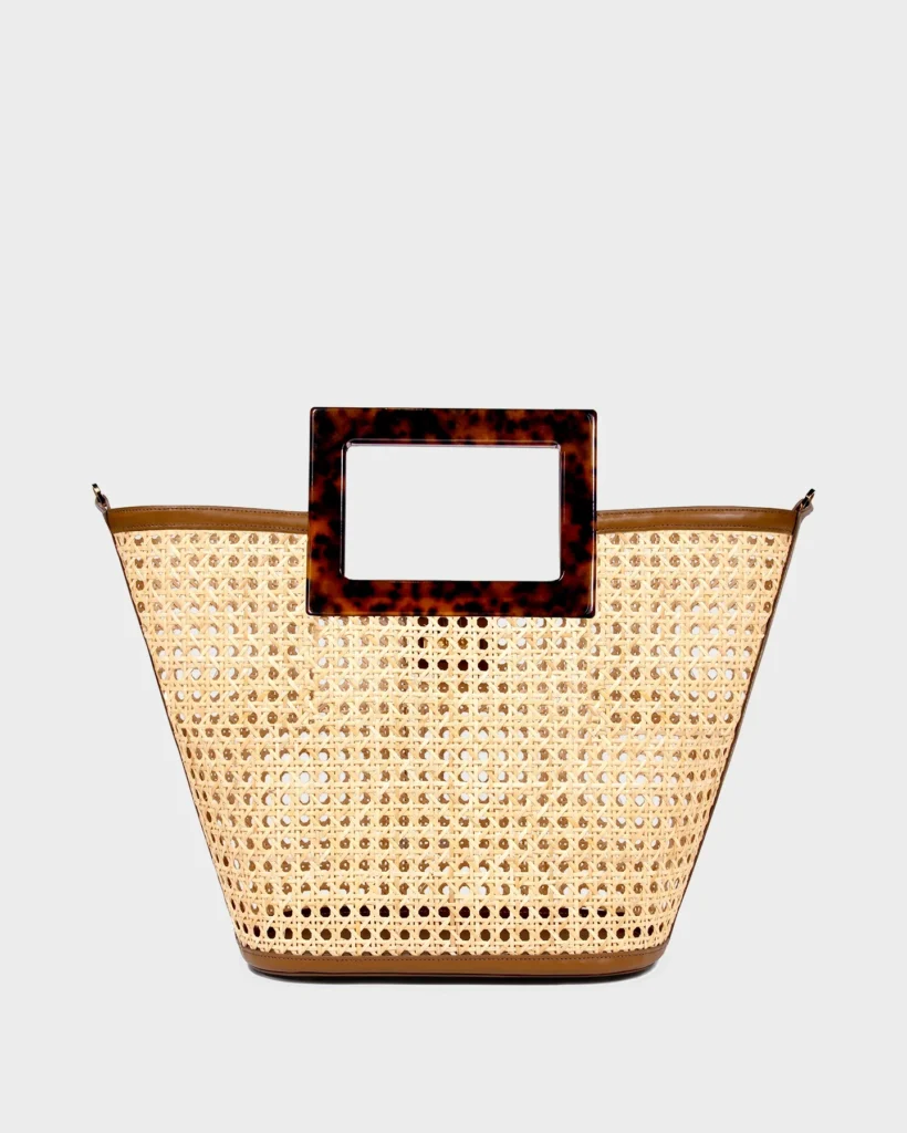 marina raphael RIVIERA IN WICKER AND TORTOISESHELL