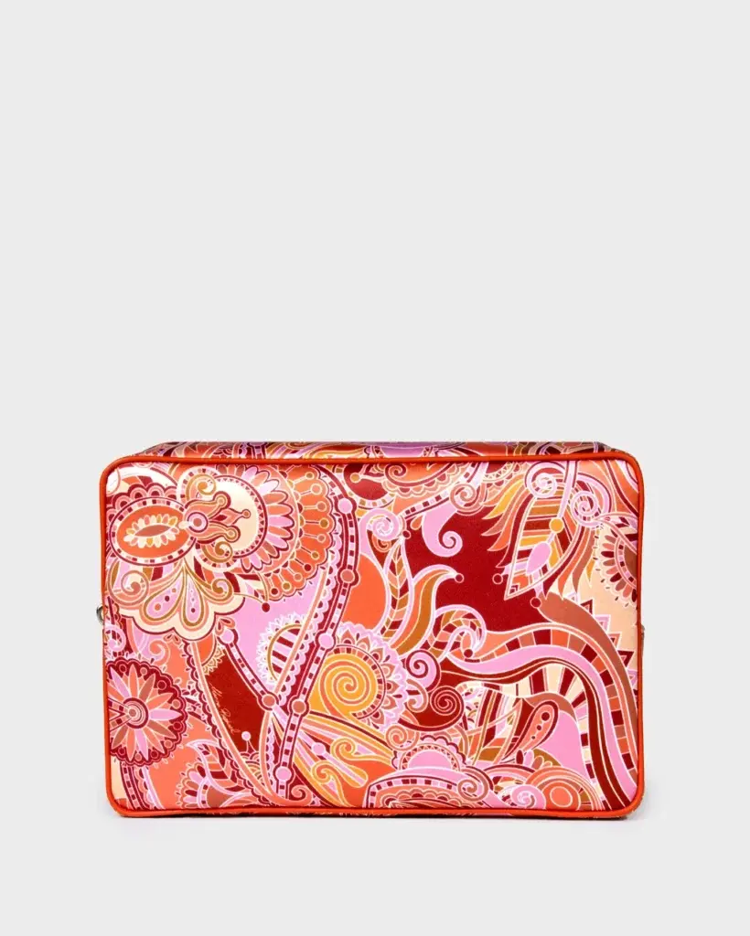 marina raphael Vanity Case in Coral Large