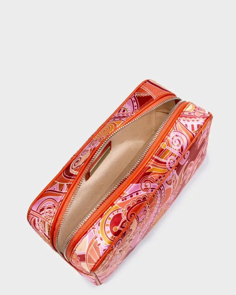 Marina Raphael Vanity Case In Coral Medium