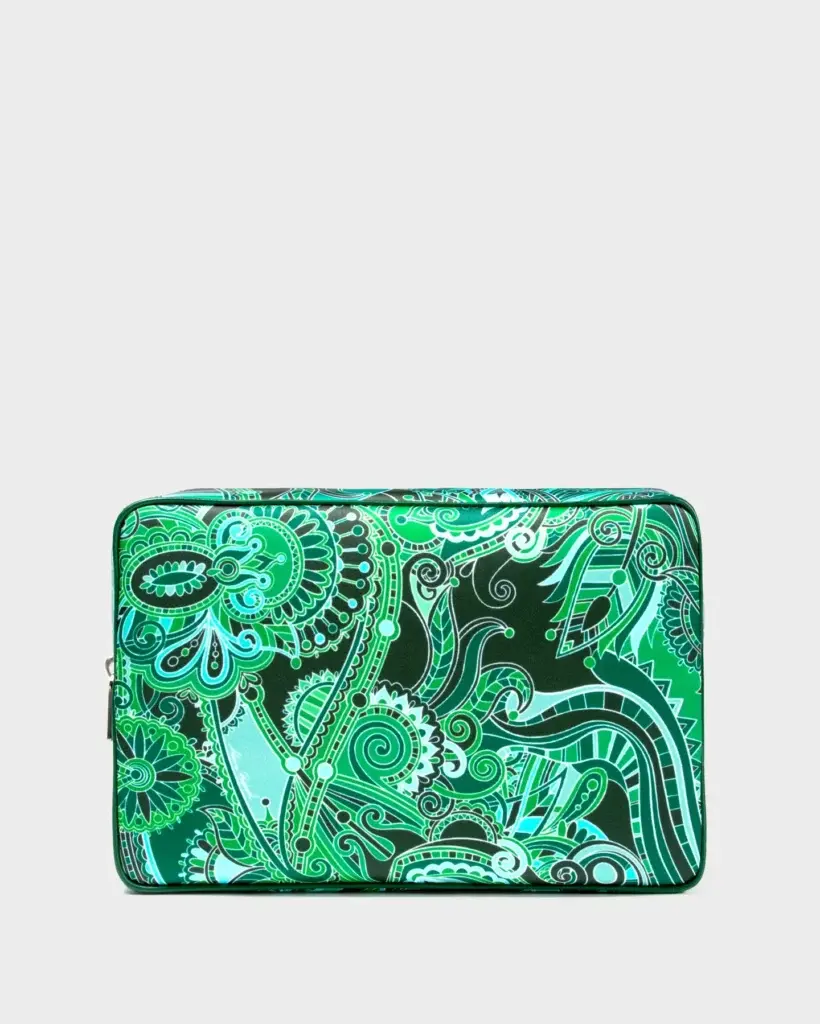 marina raphael Vanity Case in Emerald Green Large
