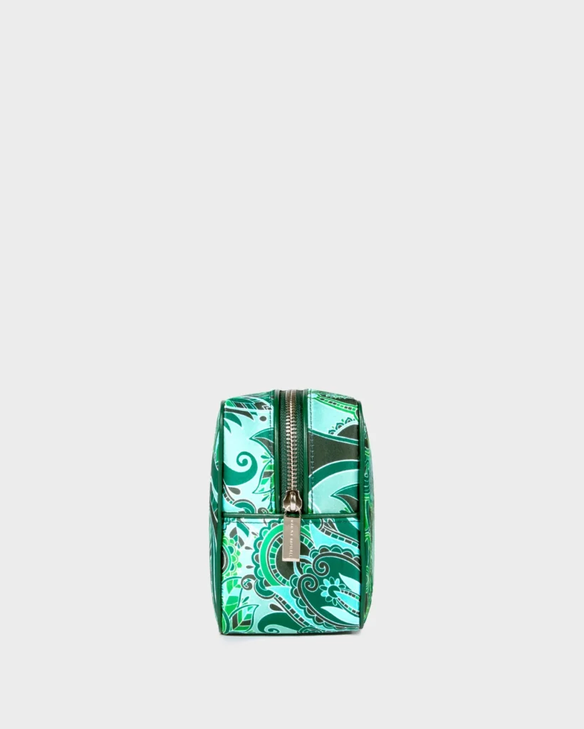 Marina Raphael Vanity Case In Emerald Green Medium