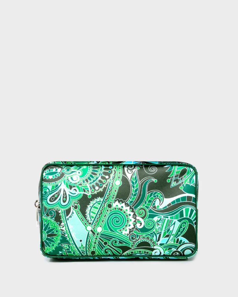 marina raphael Vanity Case in Emerald Green Medium