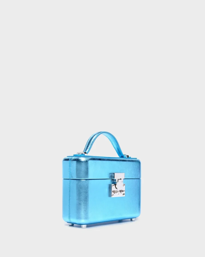 Marina Raphael VENYX IN BLUE METALLIC NAPA