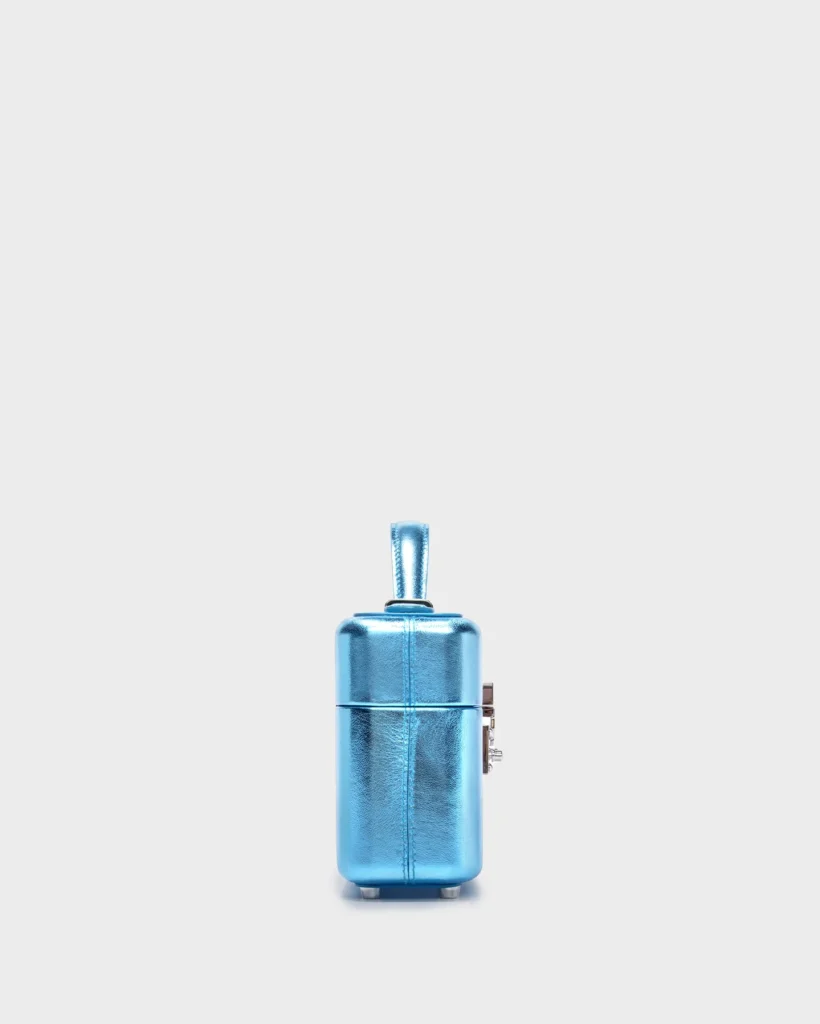 Marina Raphael VENYX IN BLUE METALLIC NAPA