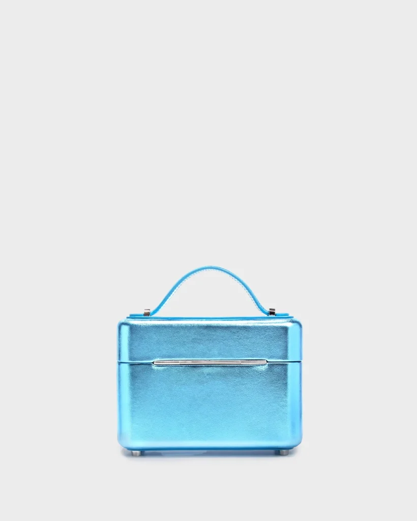 Marina Raphael VENYX IN BLUE METALLIC NAPA