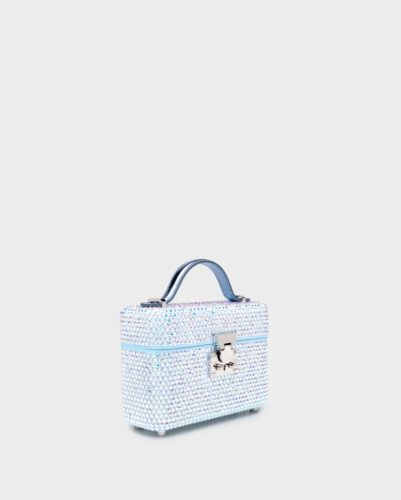 Marina Raphael VENYX IN IRIDESCENT CRYSTAL AND BABY BLUE