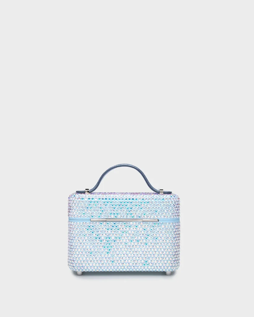 Marina Raphael VENYX IN IRIDESCENT CRYSTAL AND BABY BLUE