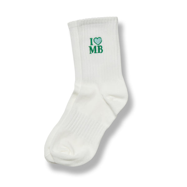 mario badescu White Crew Socks