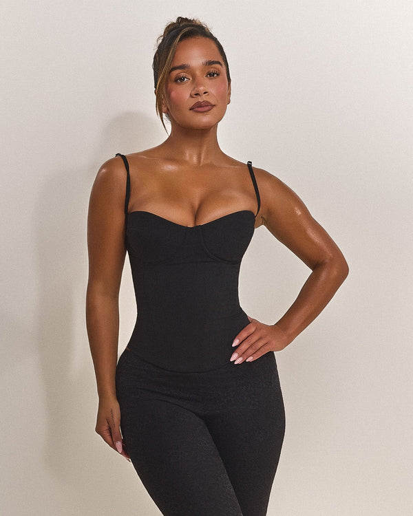 mars the label Fuller Bust - The Everly Corset in Black