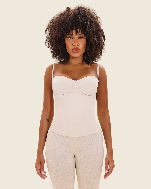 Mars The Label Fuller Bust - The Everly Corset In Off White