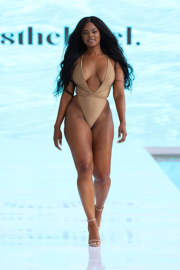 Mars The Label Fishtail Swim In Bronze