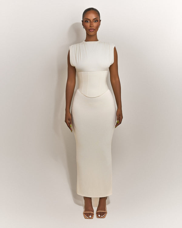 Mars The Label Sandra Maxi In Cream