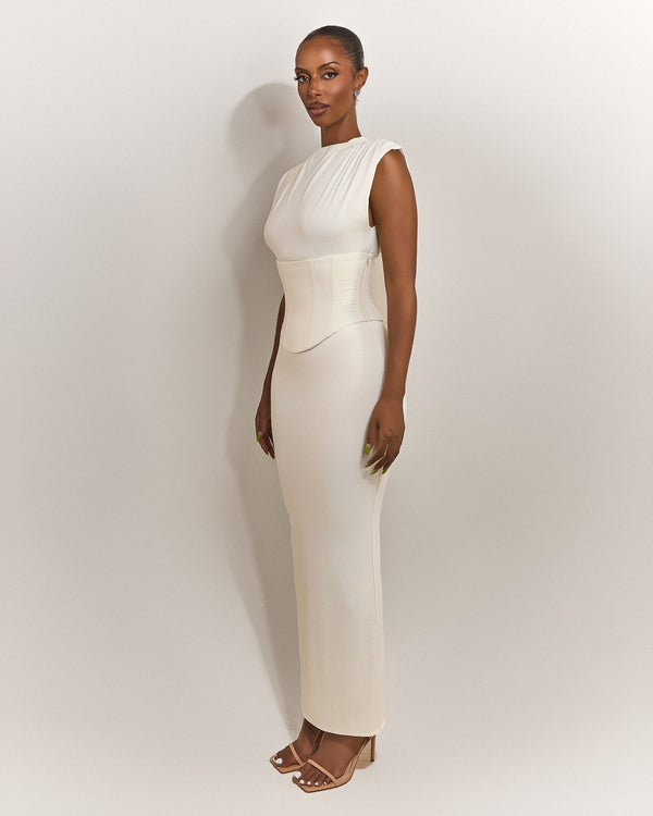 Mars The Label Sandra Maxi In Cream
