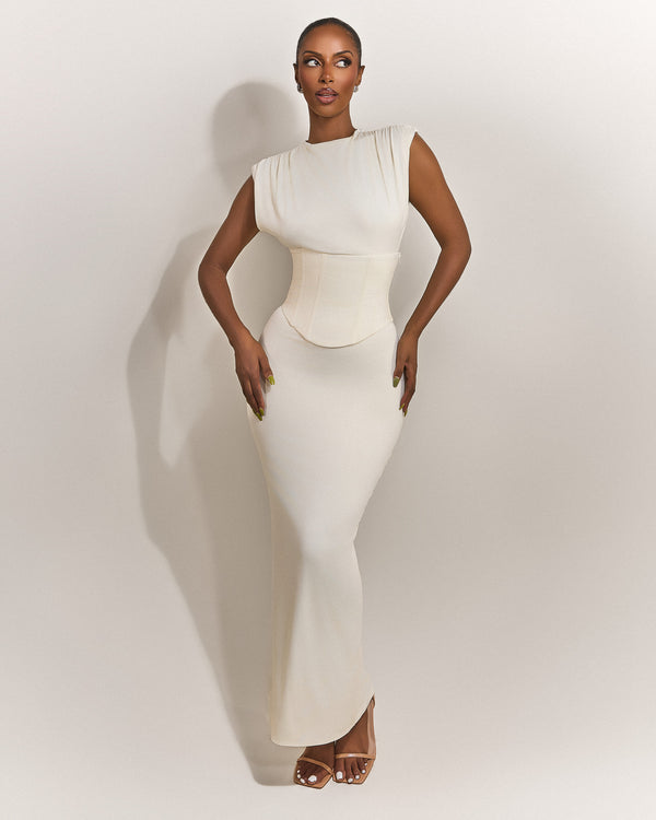 mars the label Sandra Maxi in Cream