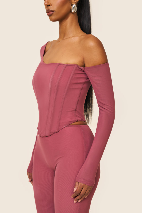 Mars The Label The Ava Set In Mauve