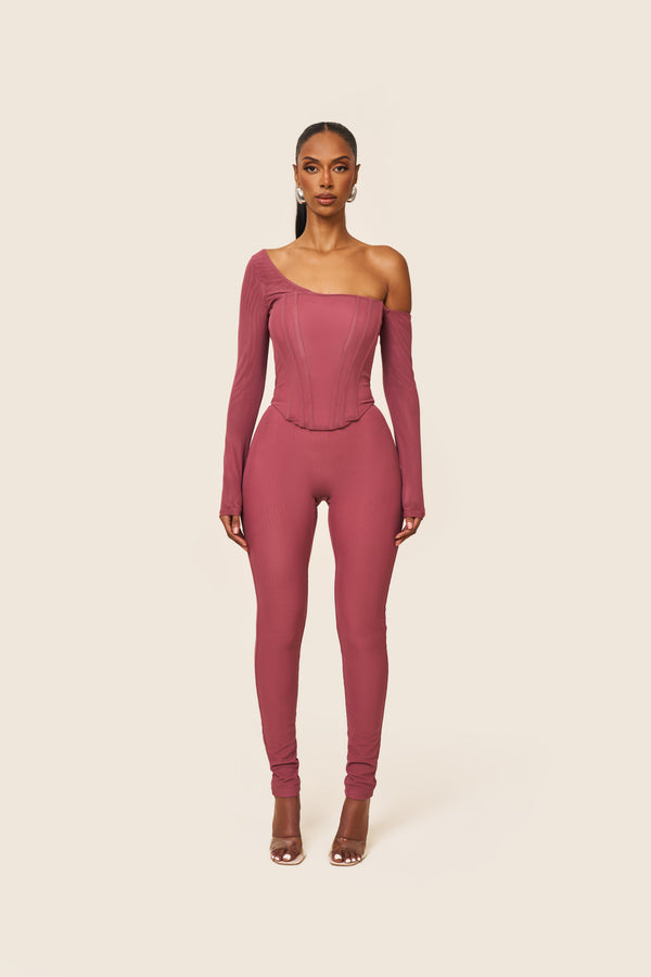 mars the label The Ava Set in Mauve