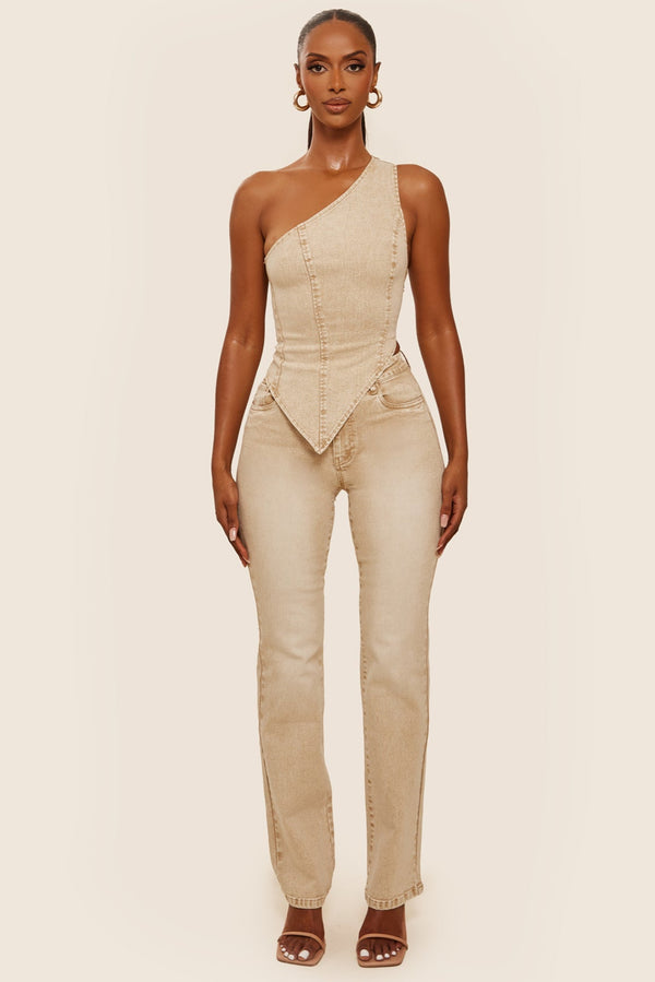 mars the label The Cindy Jeans in Brown Wash