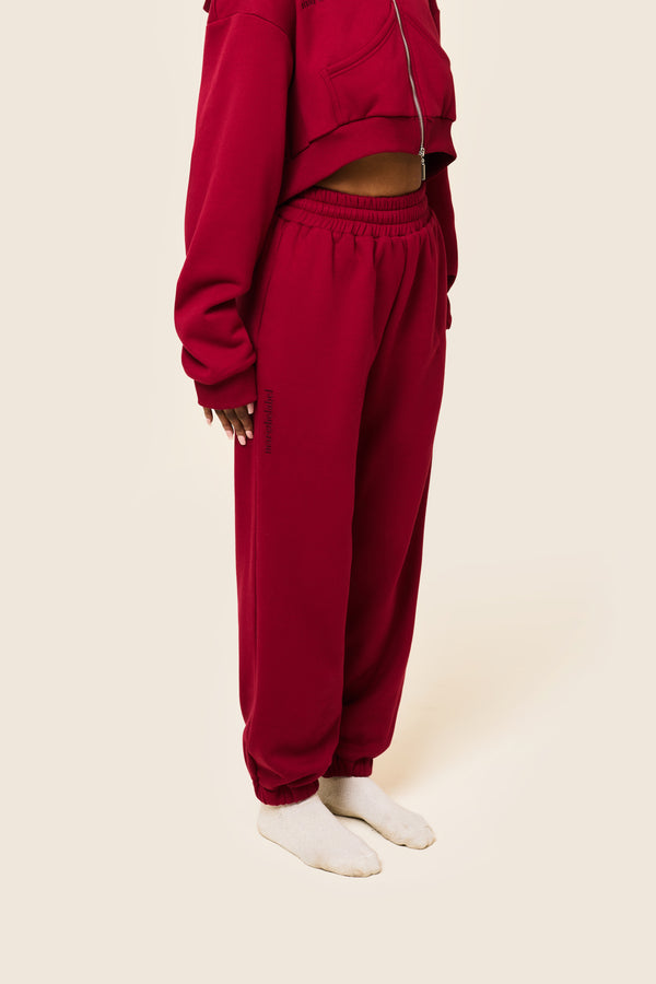 Mars The Label The Classics Cuffed Joggers In Red