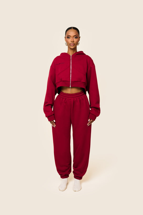 mars the label The Classics Cuffed Joggers in Red