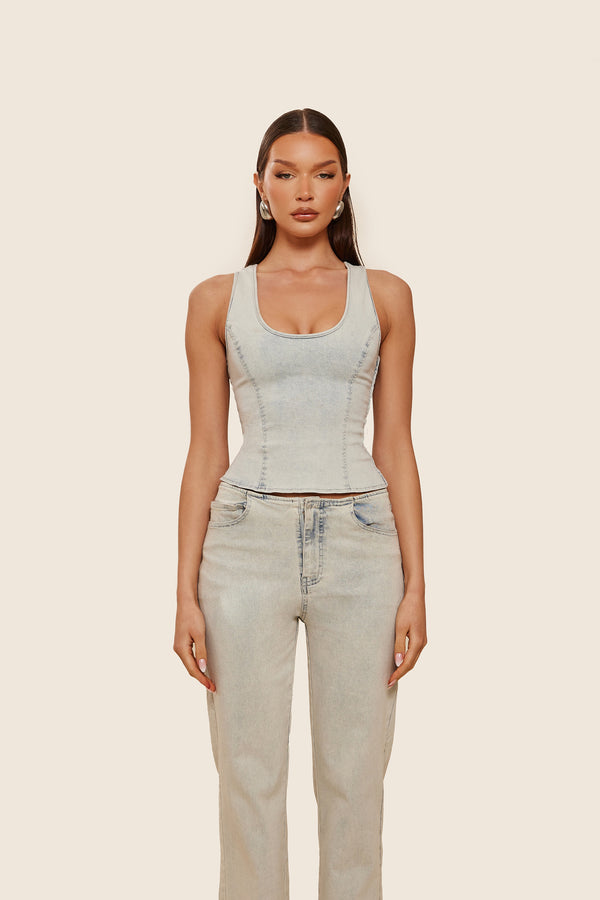 mars the label The Denim Vest