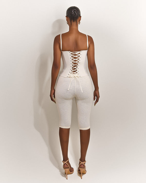 Mars The Label The Everly Corset In Off White