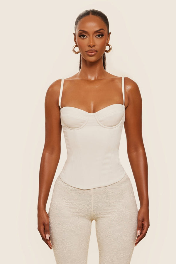 Mars The Label The Everly Corset In Off White
