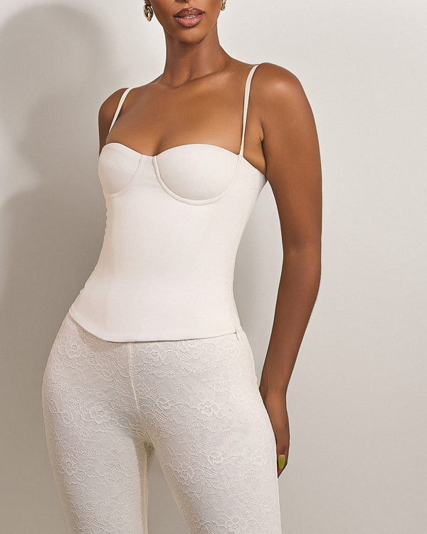 mars the label The Everly Corset in Off White