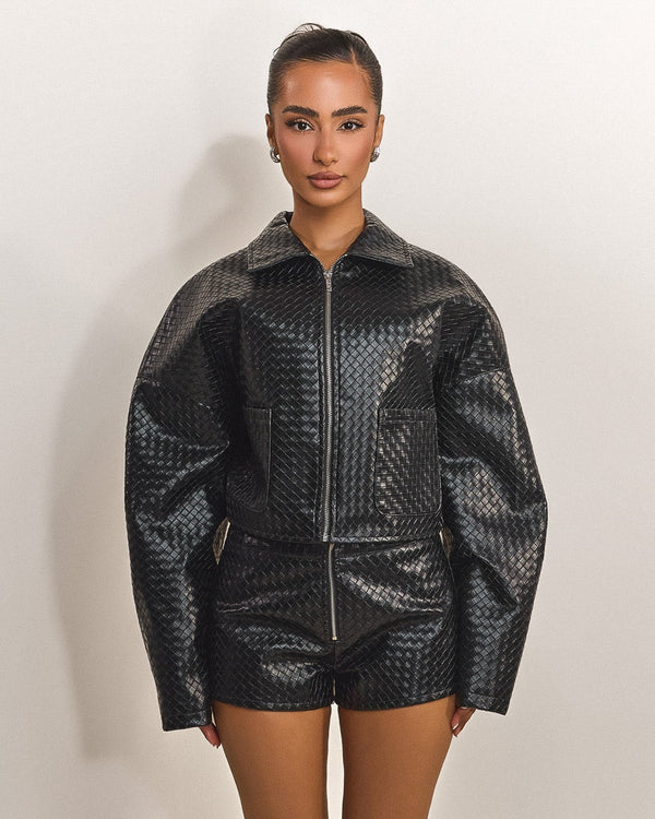 mars the label The Faye Jacket in Black