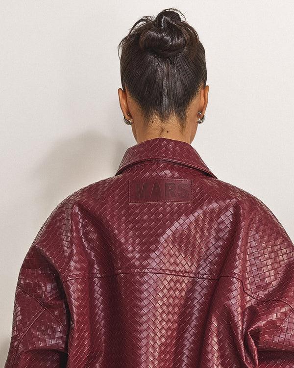 mars The Label The Faye Jacket In Red