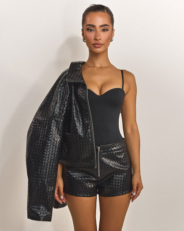 mars the label The Faye Shorts in Black