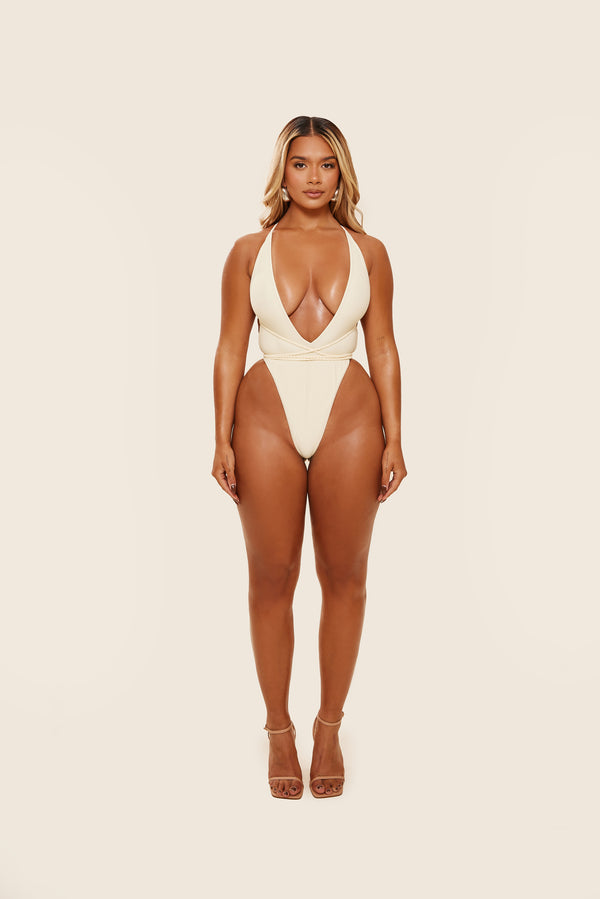 mars the label The Fishtail Swim in Cream