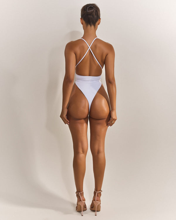 Mars The Label The Fishtail Swim In White