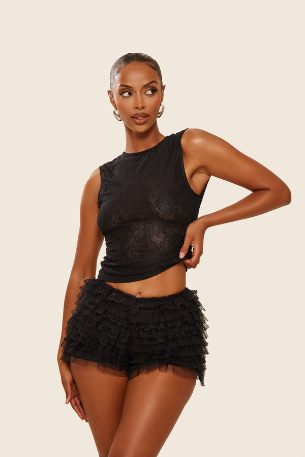 Mars The Label The Jelena Vest In Black