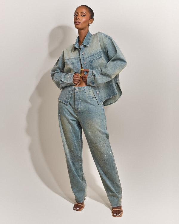 Mars The Label The Kai Rhinestone Jeans