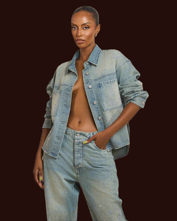 Mars The Label The Kai Rhinestone Shirt