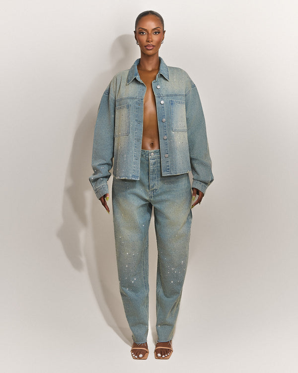 Mars The Label The Kai Rhinestone Shirt