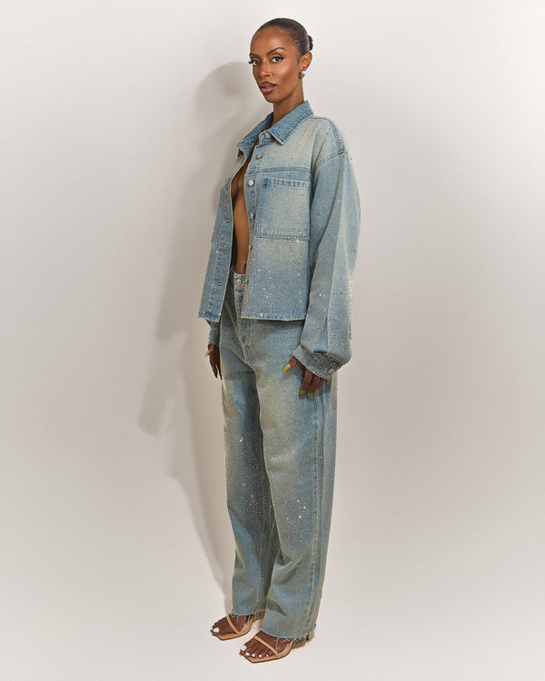 Mars The Label The Kai Rhinestone Shirt