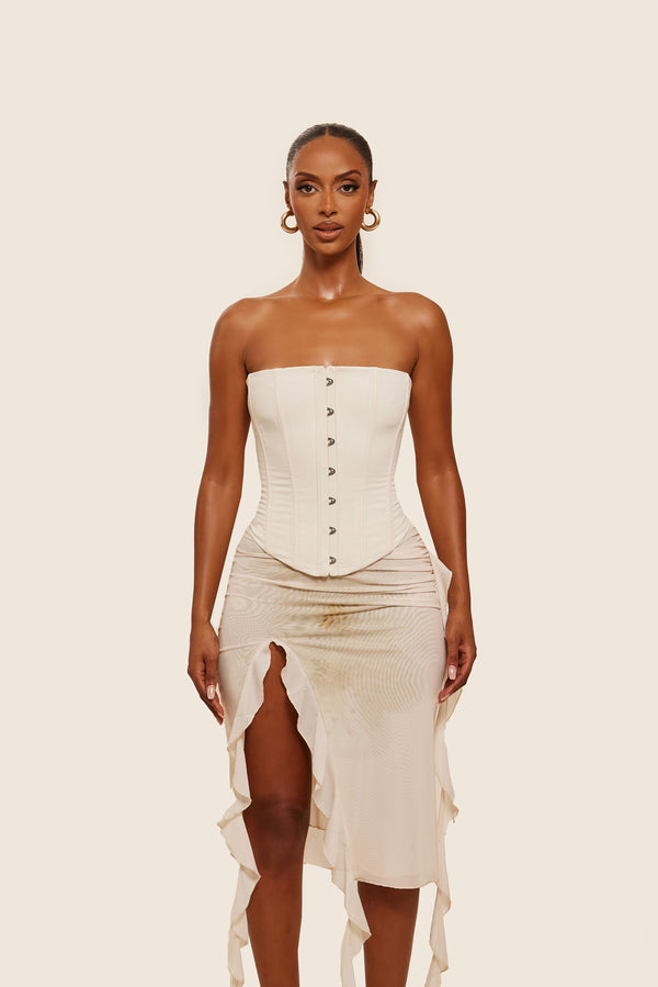 mars the label The Kaytee Corset in Off White