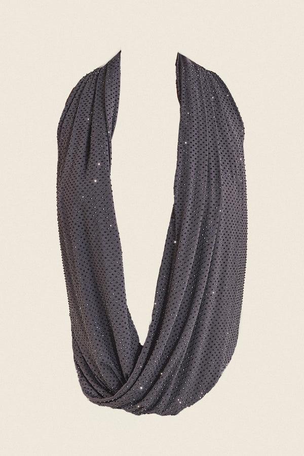 Mars The Label The Leia Top In Charcoal Hotfix