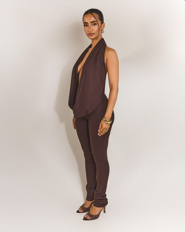 Mars The Label The Leia Trousers In Brown