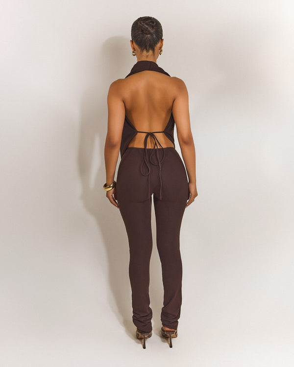 Mars The Label The Leia Trousers In Brown
