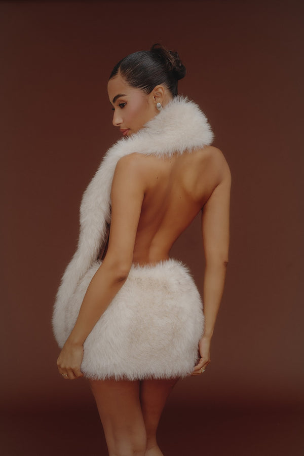 Mars The Label The Maple Mini Skirt In Cream