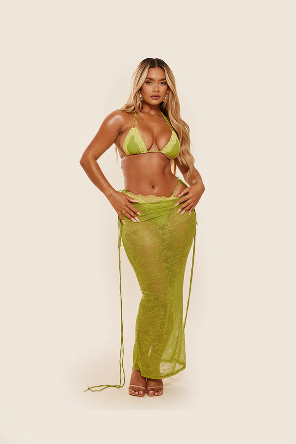 mars the label The Ray Maxi in Green