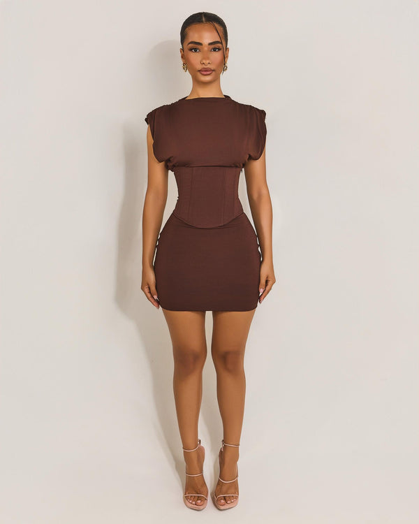 Mars The Label The Sandra Mini In Brown