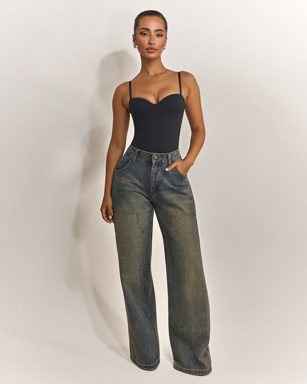 mars the label The Sculpt Bodysuit in Black