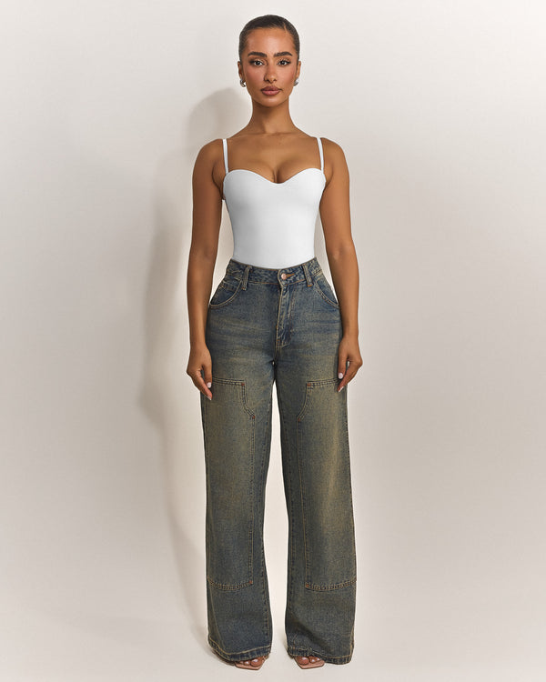 Mars The Label The Sculpt Bodysuit In White