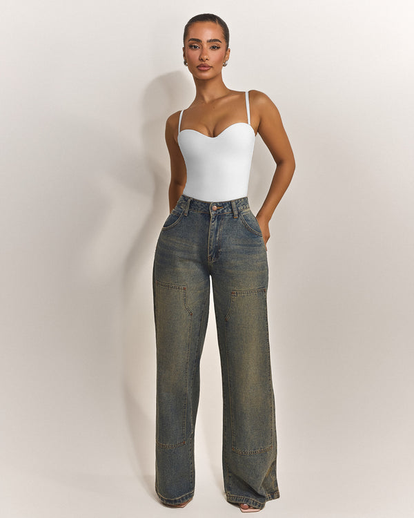 mars the label The Sculpt Bodysuit in White