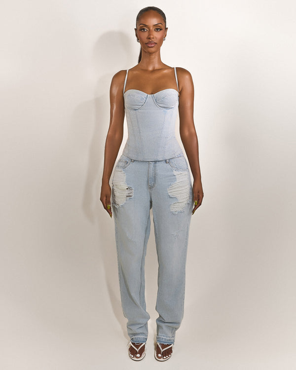 mars the label The Shai Jeans