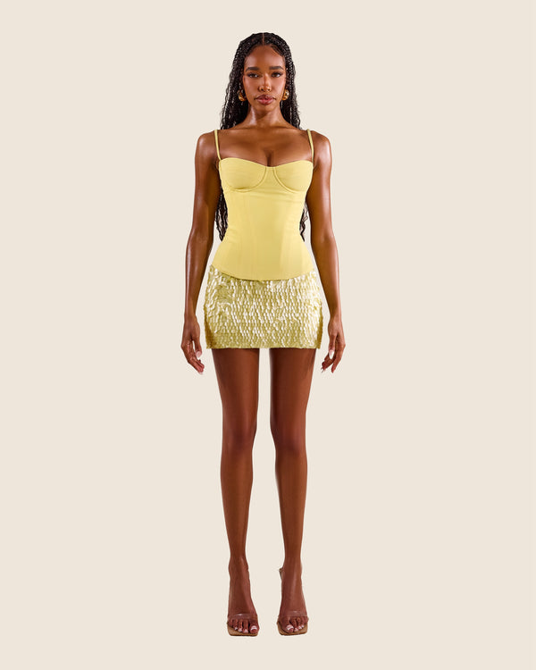 mars the label The Shimmi Mini in Lemon